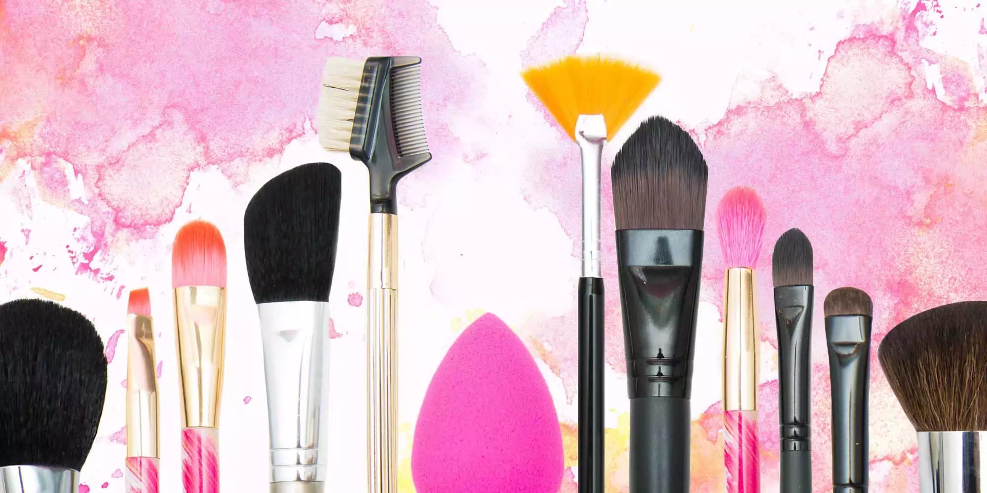 pulire pennelli trucco